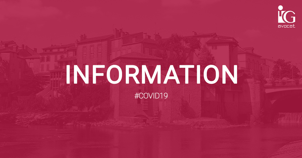 Informations COVID-19 - Ouverture du cabinet